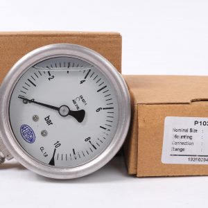 Đồng hồ đo áp suất 0-10 bar Case 63mm