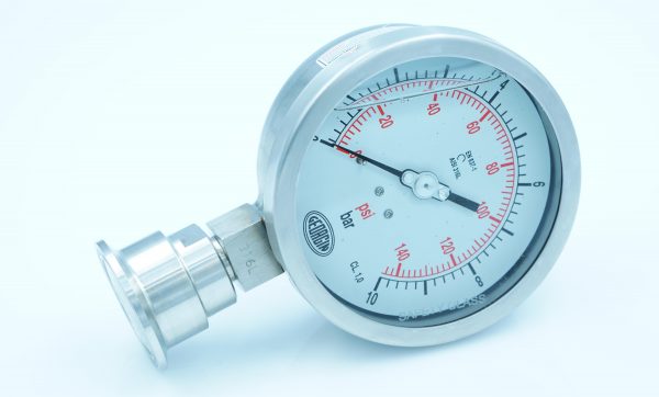 Đồng hồ đo áp suất màng dùng cho thực phẩm