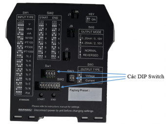 Vị trí DIP Switch trên bộ chuyển đổi Z109REG2-1