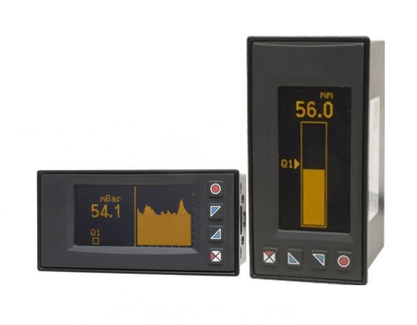 Bộ điều khiển STR551 có thể hiển thị biểu đồ thanh và xu hướng