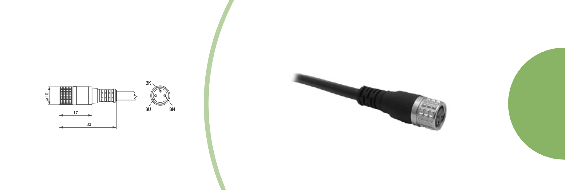 Socket connector 3 pin ELKA KV 3308 | Loại thẳng dành cho những ai thích ngăn nắp